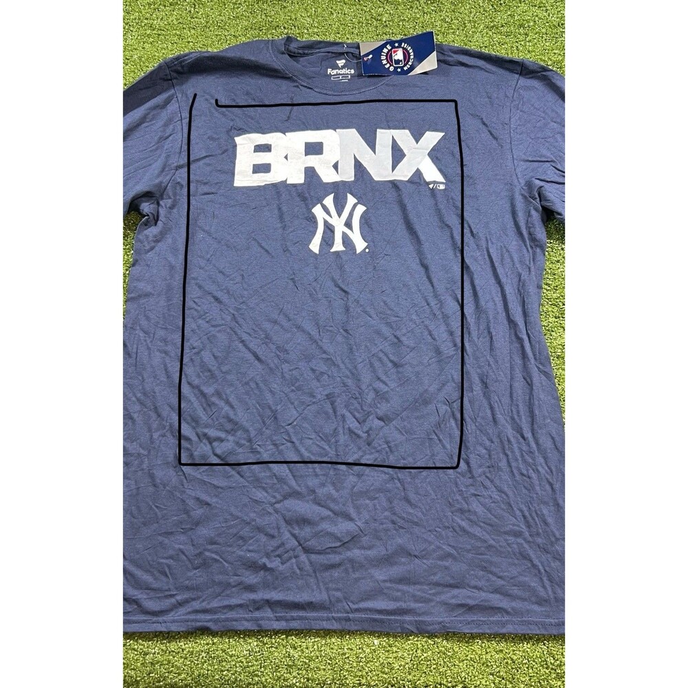 Fanatics New York Yankees Long Sleeve Shirt Mens L Bronx Bombers MLB NWT - Picture 4 of 7